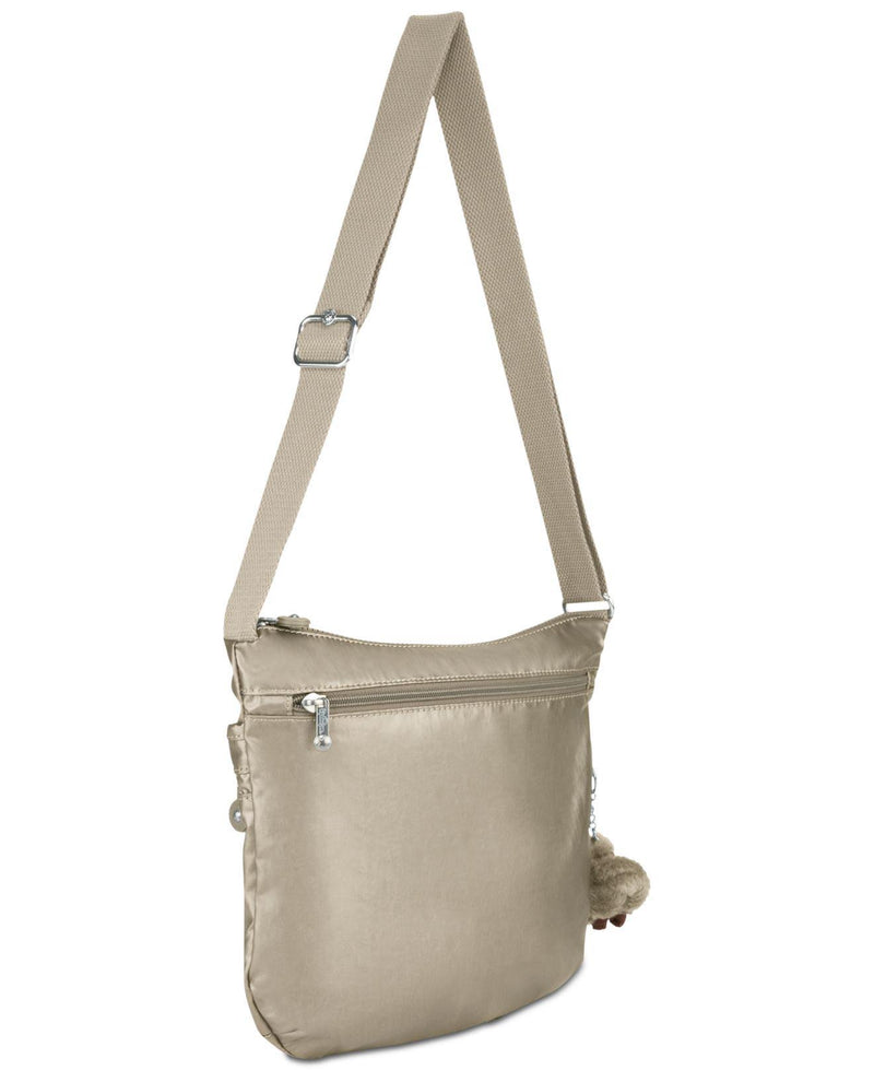 Kipling Women's Arto Crossbody Bag, Metallic Pewter - Machann.com