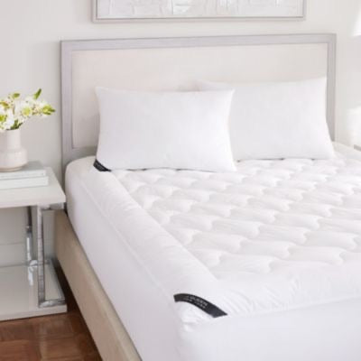 J Queen New York Royalty 233Thread Count Cotton Top Allergen Barrier TwinXL Mattress Pad