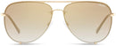 Quay Australia x Desi Perkins Women's High Key Rimless Aviator Sunglasses - Machann.com