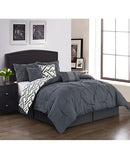 Nanshing Loren 7-Pc California King Comforter Set , Grey