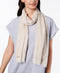 Calvin Klein chambray woven scarf,Latte - Machann.com