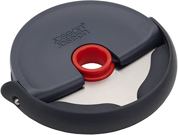 Joseph Joseph Disc Easy-Clean Pizza Wheel- Gray/Red