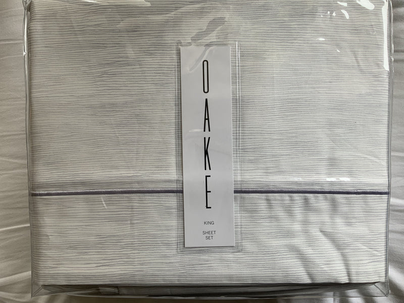 Oake Agate King Sheet Set, Gray - Machann.com
