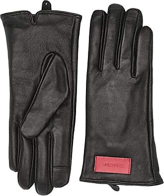 Calvin Klein Basic Leather Touch Glove, Dark Brown , Med - Machann.com