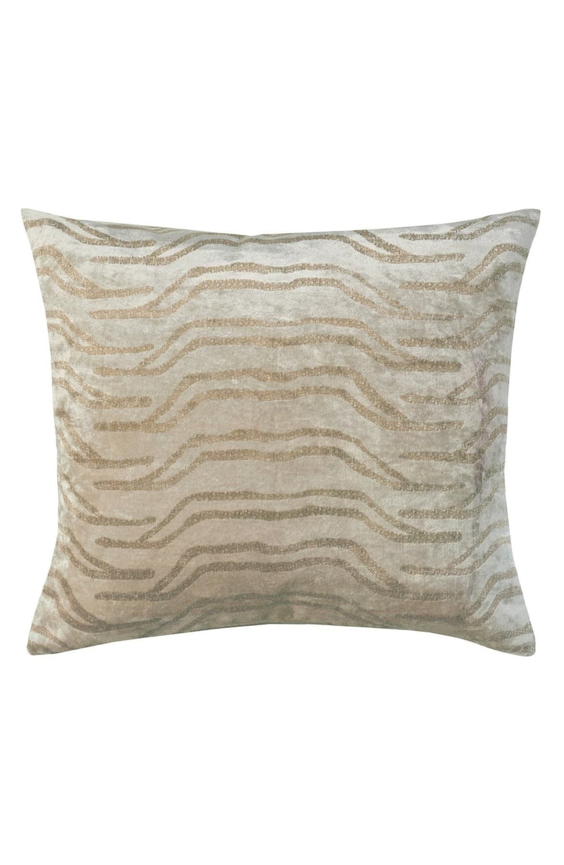 Donna Karan Granite Modern Pulse Lacquer Print Accent Pillow - 16"x20",Buff - Machann.com
