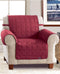 Sure Fit Soft Faux-Suede Waterproof Pet Chair Slipcover Throw, Burgundy. - Machann.com