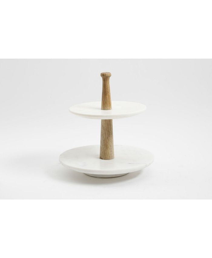 Gibson Laurie Gates Two-tier Marble Server