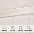 Madison Park Cambria Down Alternative Blanket Embossed Oversized Reversible Microfiber With 3M Scotchgard Repel and Release