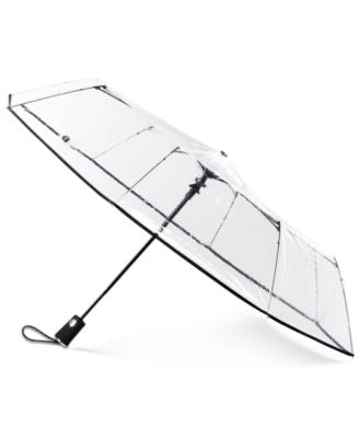 Totes Clear Canopy Automatic Open Foldable Umbrella - Machann.com