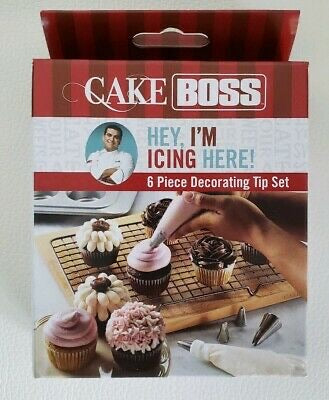 Cake Boss 6 Piece Decorating Tip Set - Machann.com