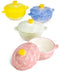 Martha Stewart Collection Set Of 4 Floral Cocottes.