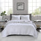 Madison Park Keaton Full/Queen Size Set 3 Piece Ultra Soft Microfiber Bed Quilted Coverlet, white - Machann.com